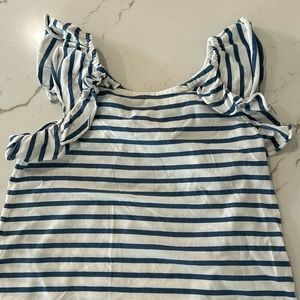 Girls Crewcuts ruffle tank, size 12